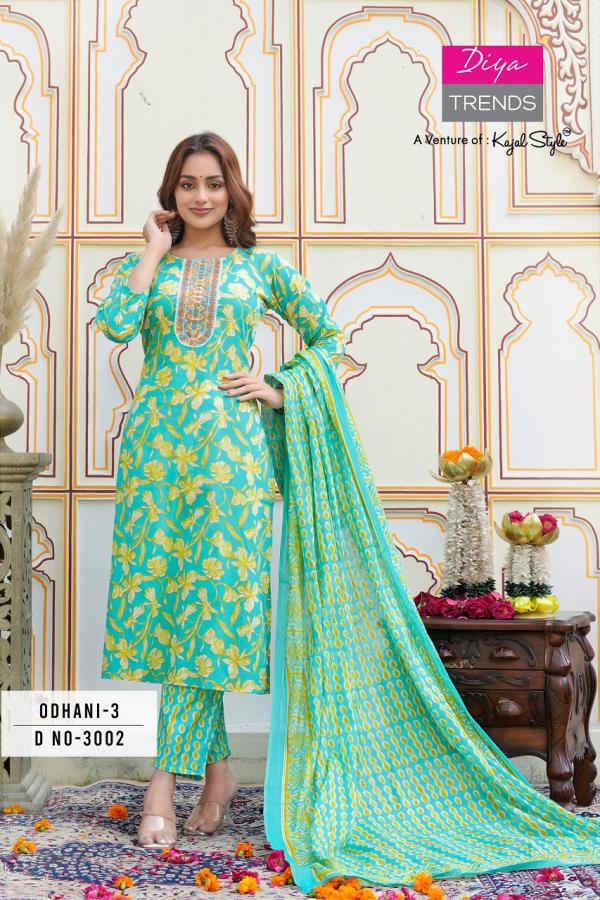 Diya Odhani Vol-3 – Kurti Pant With Dupatta